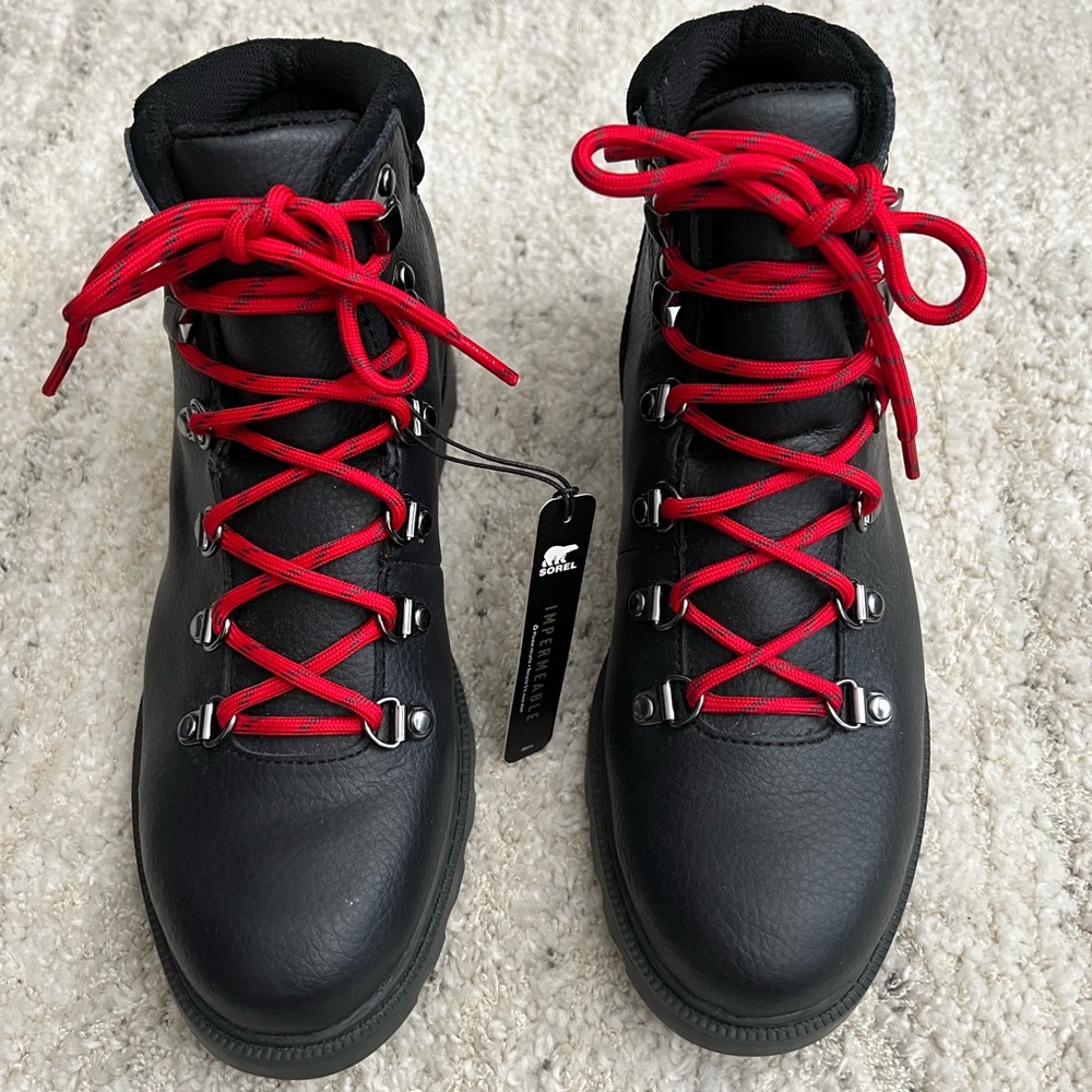 NWT Sorel Youth Madsen Waterproof Lace-up Hiker Boot